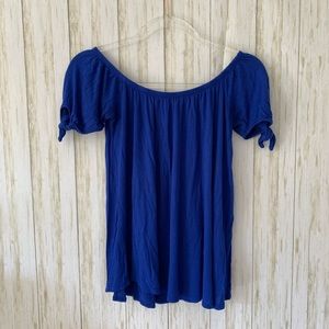 Blue summer top